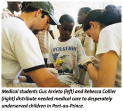 Medical students in Haiti photo