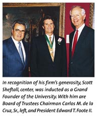 Chairman de la Cruz, Scott Sheftall, and President Footephoto