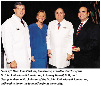 Dr. John T. Macdonald Foundation Grant group photo