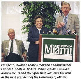 Foote, Cobb and Shalala photograph